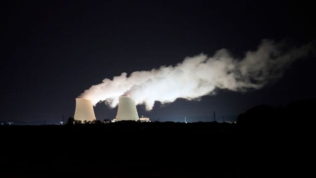 Kernkraftwerk von Nogent-sur-Seine in der französischen Region Grand Est.