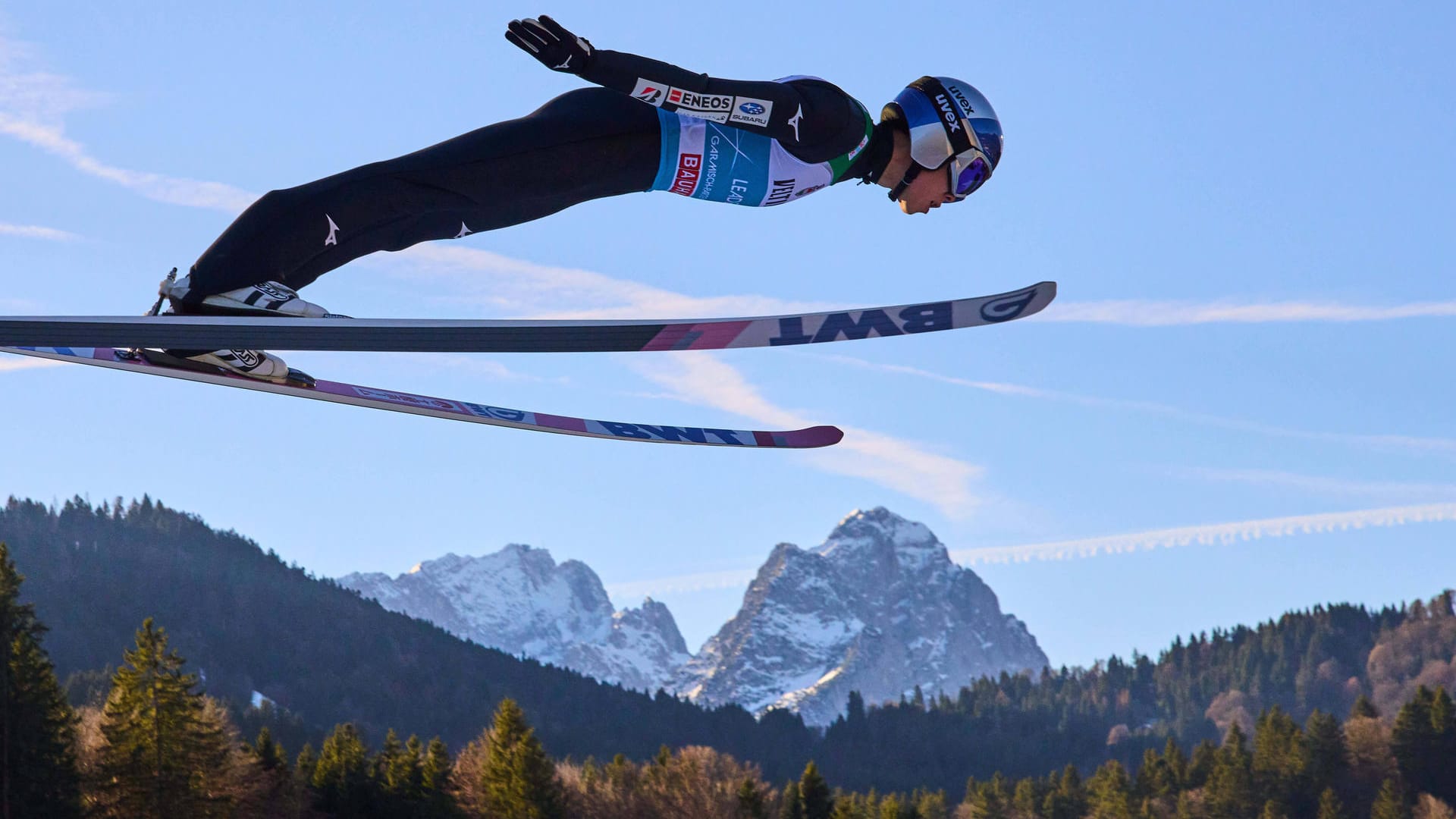 Ryoyu Kobayashi zeigte in Garmisch-Partenkirchen stilistisch herausragende Sprünge.