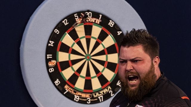 Micheal Smith steht im Finale der Darts-WM.