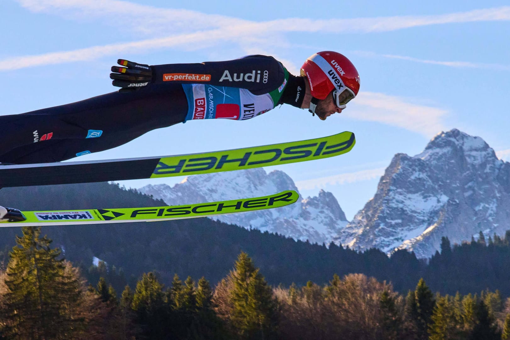 Markus Eisenbichler in Garmisch-Partenkirchen: Beim Neujahrsspringen wurde er Zweiter.