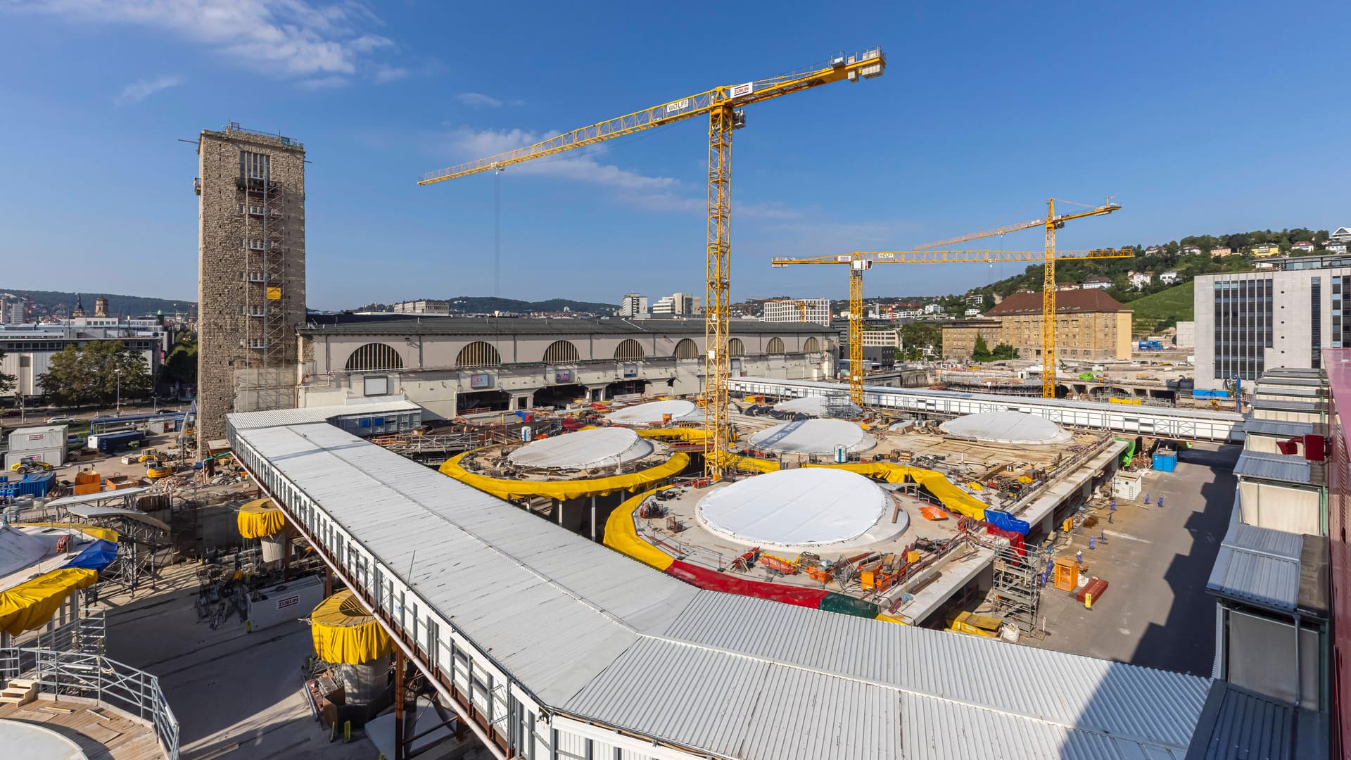 Baustelle Stuttgart 21 (Archivbild): Winfried Hermann fordert einen unterirdischen Bahnhof unter dem Hauptbahnhof.