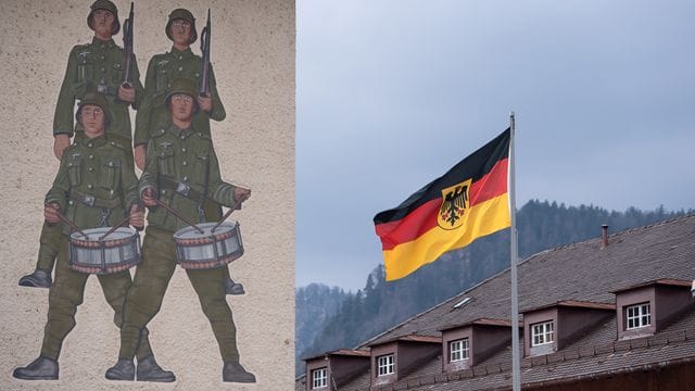 Die Hochstaufen-Kaserne in Bad Reichenhall (Bayern). Die Hochstaufen-Kaserne in Bad Reichenhall (Bayern).