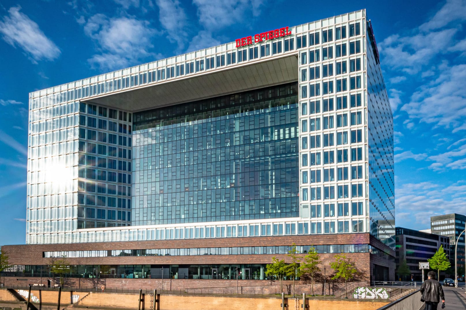 Das Verlagsgebäude in Hamburg: "Der Spiegel" blickt auf 75 Jahre zurück.