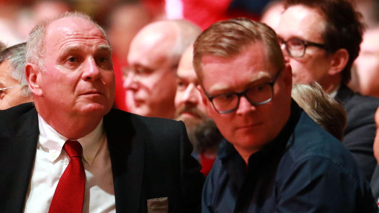 Uli Hoeneß und sein Sohn Florian (r.): Anlässlich des Geburtstages seines Vaters sprach Florian über gemeinsame Zeiten. Uli Hoeneß und sein Sohn Florian (r.): Anlässlich des Geburtstages seines Vaters sprach Florian über gemeinsame Zeiten.