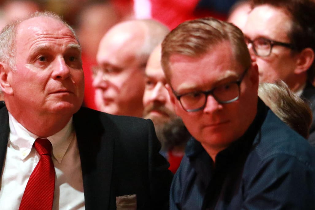 Uli Hoeneß und sein Sohn Florian (r.): Anlässlich des Geburtstages seines Vaters sprach Florian über gemeinsame Zeiten.