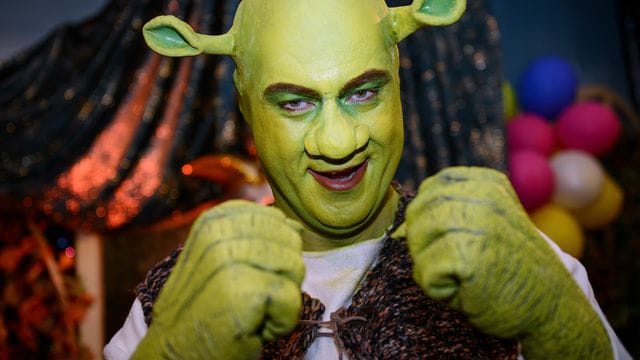 Ministerpräsident Markus Söder (CSU) im "Shrek"-Kostüm Ministerpräsident Markus Söder (CSU) im "Shrek"-Kostüm