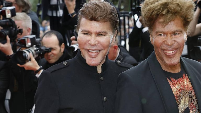 Grichka und Igor Bogdanoff: Hier sind die Brüder 2018 bei einer Filmpremiere in Cannes zu sehen.