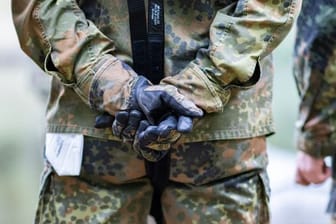 Bundeswehrsoldat in Uniform