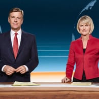 Claus Kleber und Gundula Gause: Sie moderierten 18 Jahre gemeinsam das "heute journal" im ZDF.