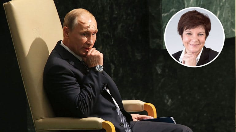 Russlands Präsident Wladimir Putin (Symbolbild): Sollte Russland erneut in der Ukraine einmarschieren, hat der Westen kaum Handlungsoptionen, so Kolumnistin Ursula Weidenfeld.