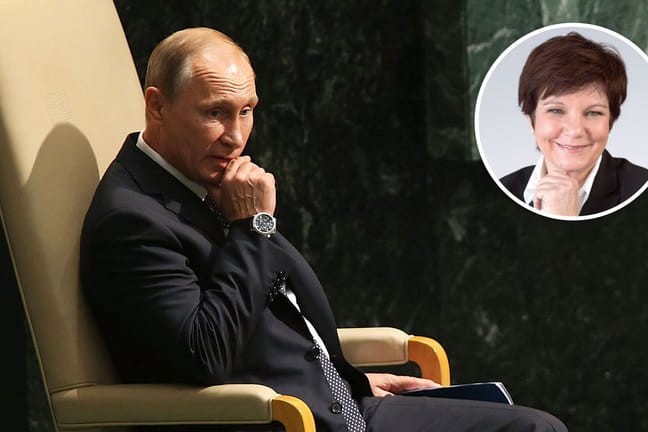 Russlands Präsident Wladimir Putin (Symbolbild): Sollte Russland erneut in der Ukraine einmarschieren, hat der Westen kaum Handlungsoptionen, so Kolumnistin Ursula Weidenfeld.