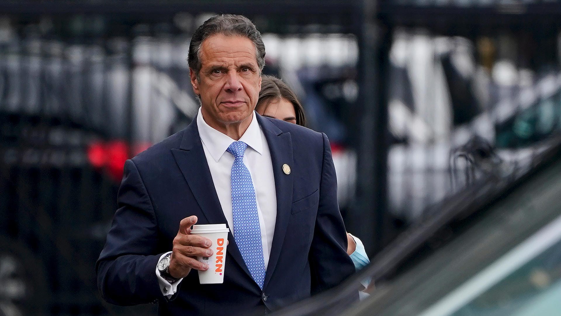 Andrew Cuomo, nachdem er seinen Rücktritt als New Yorker Gouverneur bekannt gegeben hat (Archivbild): Das Strafverfahren wegen sexueller Belästigung gegen Cuomo wurde nun eingestellt.