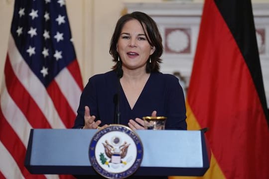 Bundesaußenministerin Annalena Baerbock in Washington.