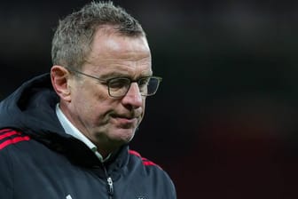 Ralf Rangnick: Der Trainer von Manchester United sichtlich verärgert nach der Niederlage gegen Wolverhampton.