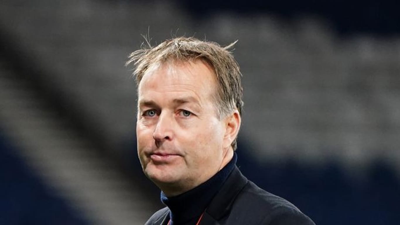 Ist begeistert von den Rückkehrplänen Christian Eriksens: Dänemarks Nationaltrainer Kasper Hjulmand.