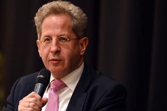 Hans-Georg Maaßen bei einem Auftritt in Suhl.