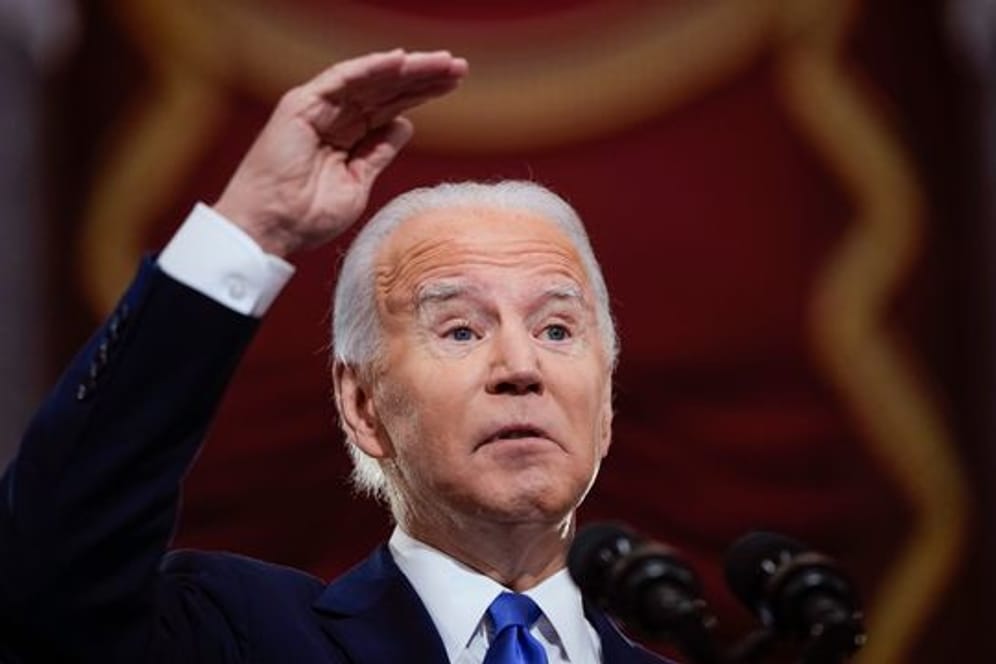 US-Präsident Joe Biden macht seinen Vorgänger für den Sturm aufs Kapitol verantwortlich.