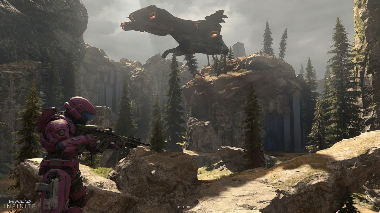 Pinker Spartan in eleganter Berglandschaft. Pinker Spartan in eleganter Berglandschaft.