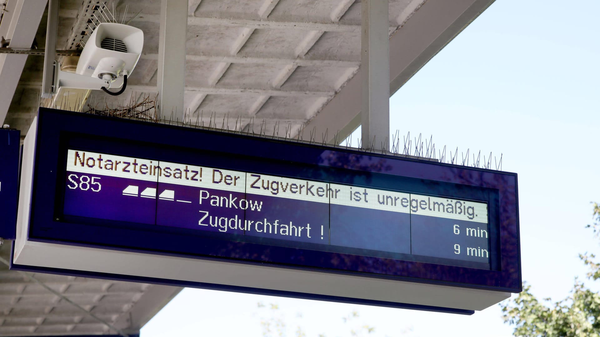 Eine Anzeigetafel weist auf unregelmäßigen Zugverkehr hin (Archivbild): Im Vergleich zu 2020 ist die Pünktlichkeit der Berliner S-Bahn um einen Prozentpunkt zurückgegangen. Eine Anzeigetafel weist auf unregelmäßigen Zugverkehr hin (Archivbild): Im Vergleich zu 2020 ist die Pünktlichkeit der Berliner S-Bahn um einen Prozentpunkt zurückgegangen.