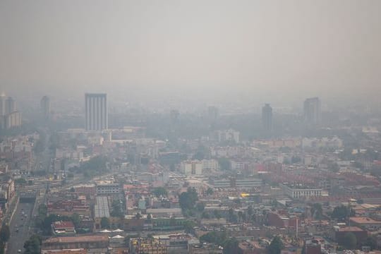 Dicke Luft in Mexiko-Stadt: Etwa 2,5 Milliarden Menschen in Städten weltweit seien einer Feinstaubbelastung ausgesetzt.