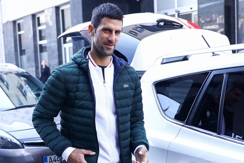 Novak Djokovic 2020 in Sarajevo, auf dem Weg zu den "bosnischen Pyramiden" in Visoko.