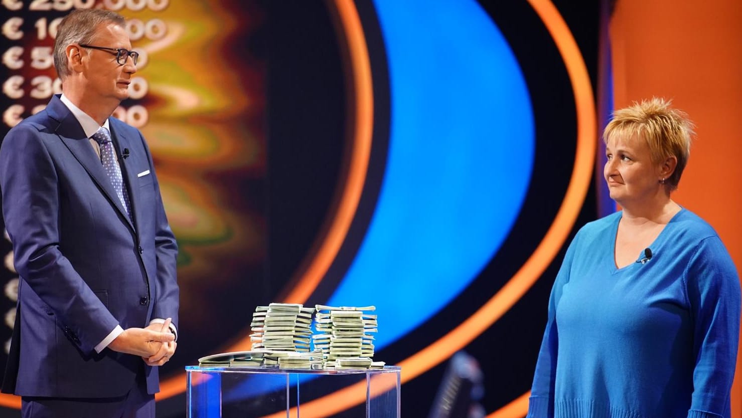 Günther Jauch: Der Moderator hatte beim Finale am Donnerstag seine helle Freude mit Anja Beyer.