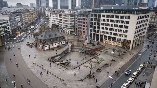 Hauptwache in Frankfurt/Main soll umgebaut werd Hauptwache in Frankfurt/Main soll umgebaut werd