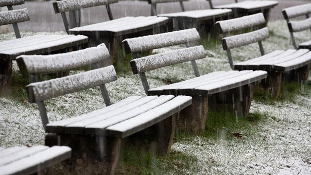 Schneefall in Bielefeld