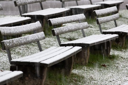 Schneefall in Bielefeld