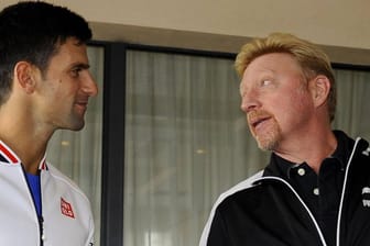 Boris Becker trainierte den Tennisstar Novak Djokovic von 2013 bis 2016 (Archivbild, 2015).