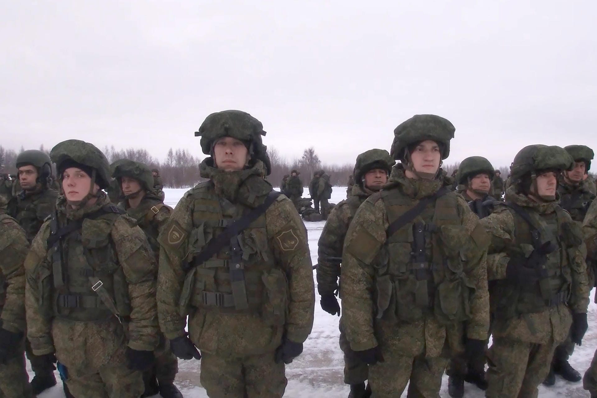 Soldaten der russischen Luftlandetruppen in der Region Iwanowo in Russland: Sie sollen als Friedenstruppe die Sicherheitskräfte in Kasachstan unterstützen.
