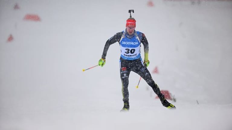 Zeigte in Oberhof beim Sprint erneut eine überzeugende Leistung: Johannes Kühn auf der Strecke.