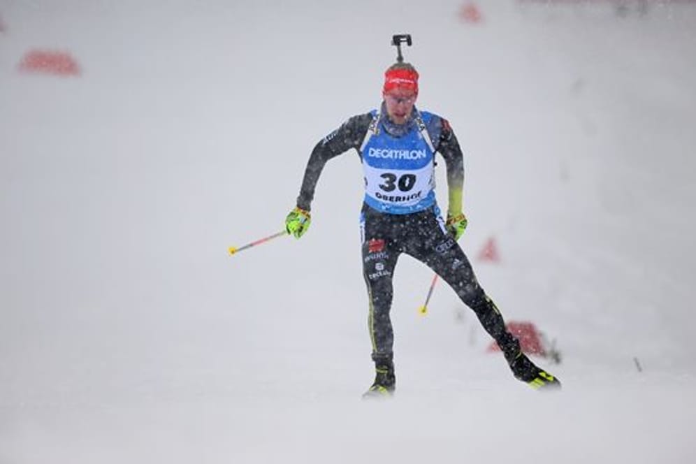 Zeigte in Oberhof beim Sprint erneut eine überzeugende Leistung: Johannes Kühn auf der Strecke.
