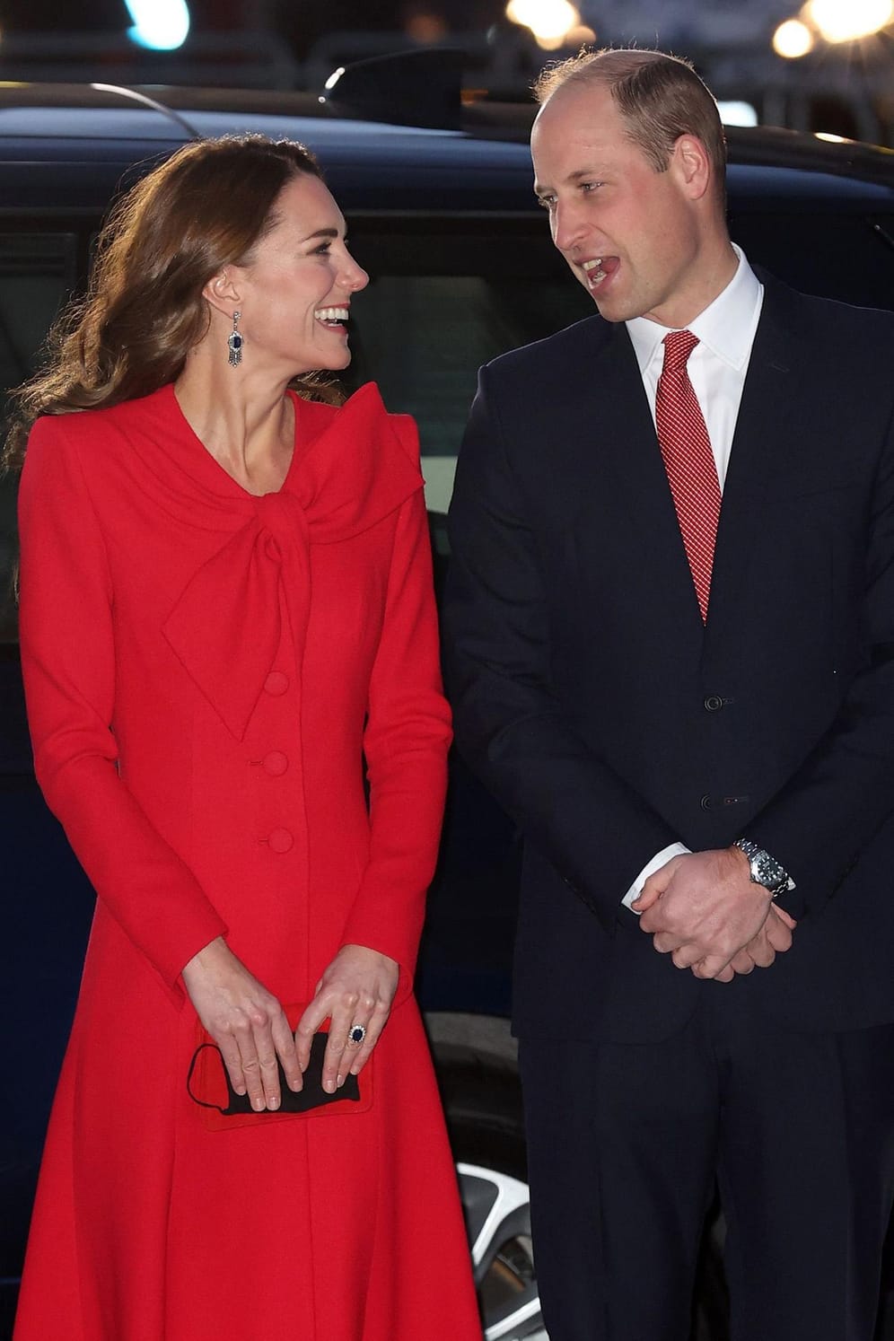 Dezember 2021: Kate und William beim von der Herzogin von Cambridge veranstalteten Weihnachtskonzerte "Together at Christmas" in London.