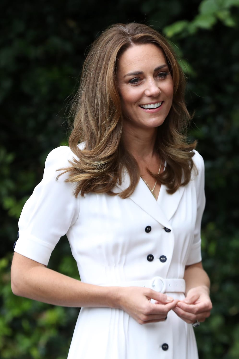 August 2020: Eine Zeit lang trug Kate ihre Haare etwas kürzer.