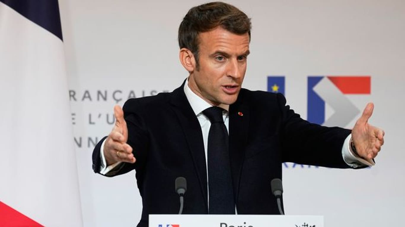 Emmanuel Macron ist wegen seiner Aussagen zu Ungeimpften teils heftig kritisiert worden.