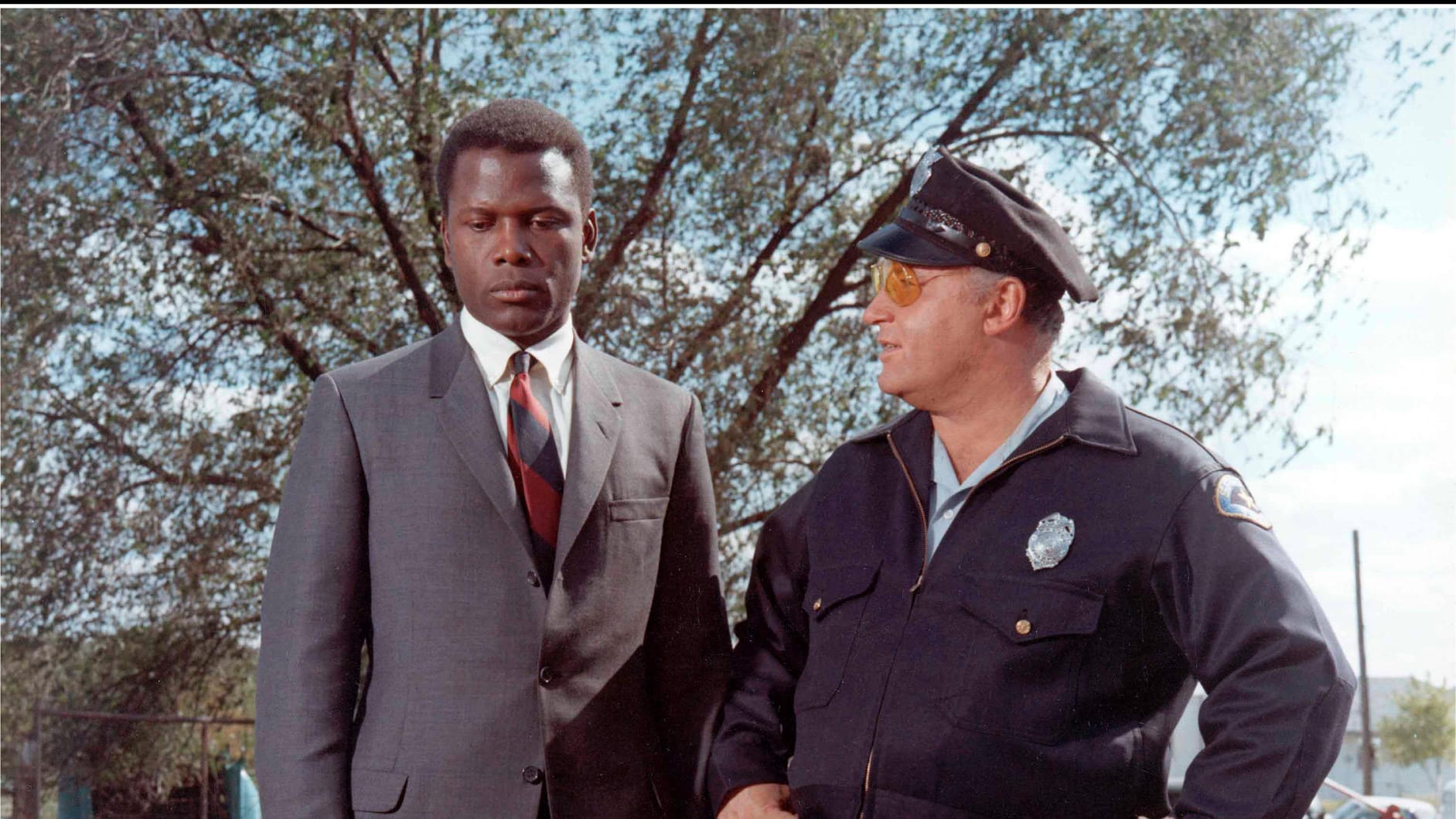 1967 spielte Sidney Poitier an der Seite von Rod Steiger in "In der Hitze der Nacht" einen Detective.