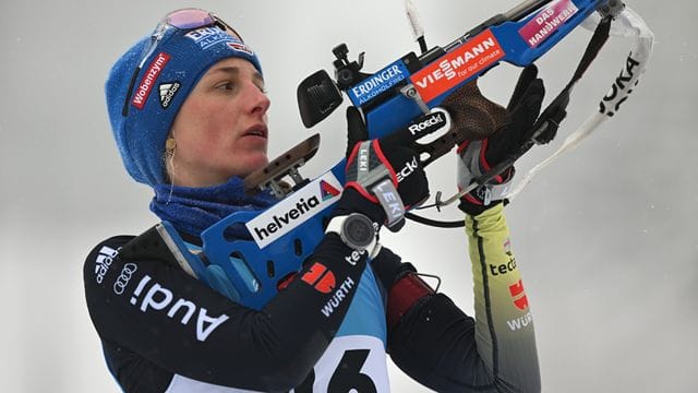 Ist mit Deutschlands Mixed-Staffel in Oberhof im Einsatz: Vanessa Hinz.