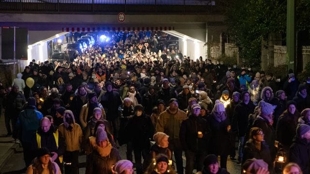 Corona-Protest in Bielefeld