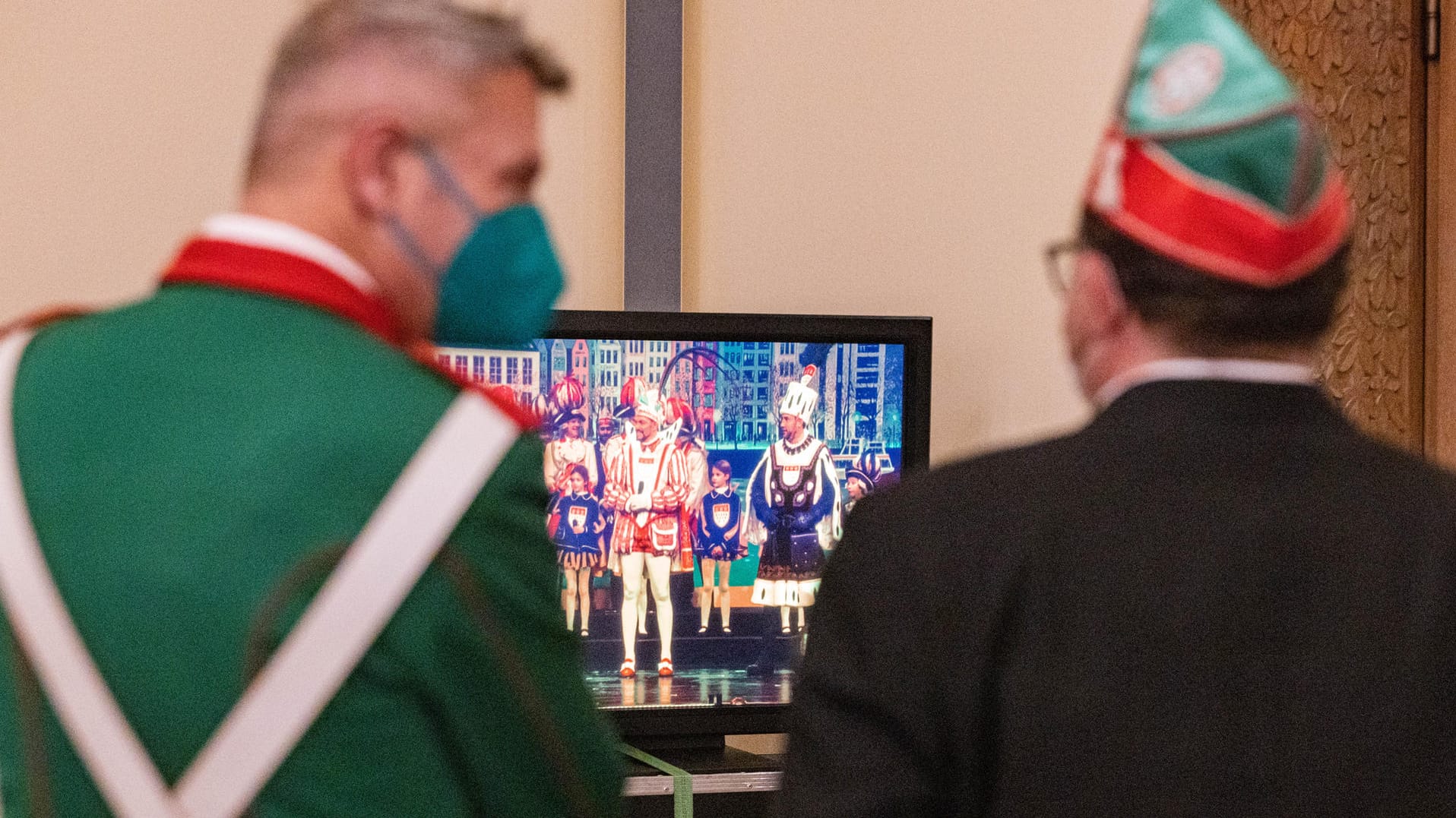 Der Gürzenich wurde kurzerhand zum TV-Studio umfunktioniert.
