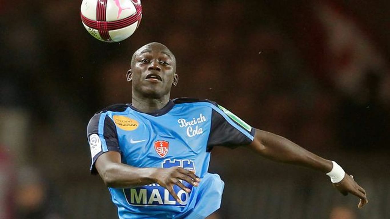 Ousmane Coulibaly im Trikot von Stade Brest im September 2011.