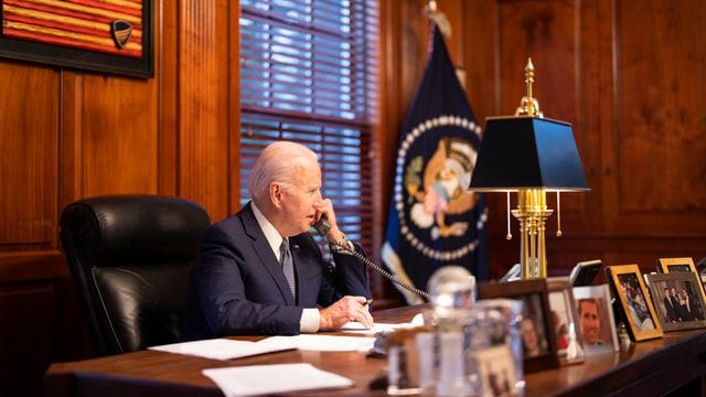 US-Präsident Joe Biden hat am 30.