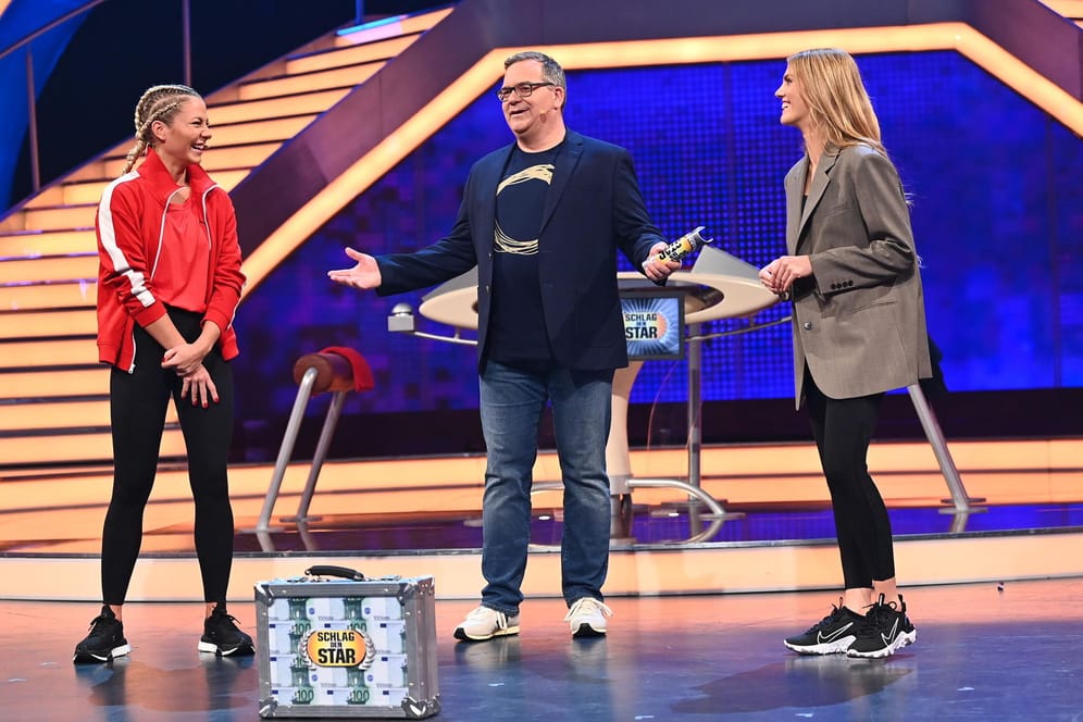Valentina Pahde, Elton und Vivianne Geppert: Die Schauspielerin und die Moderatorin traten bei "Schlag den Star" gegeneinander an.