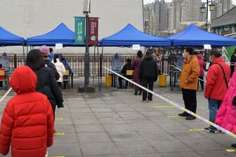 In der nordchinesischen Stadt Tianjin werden Massentests auf das Coronavirus durchgeführt.