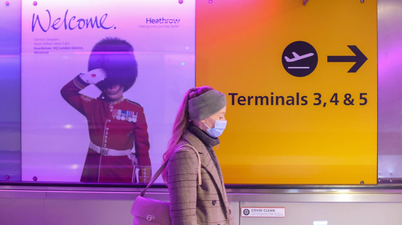 Flughafen in London Heathrow: Das Vereinigte Königreich gilt derzeit als Hochrisikogebiet.