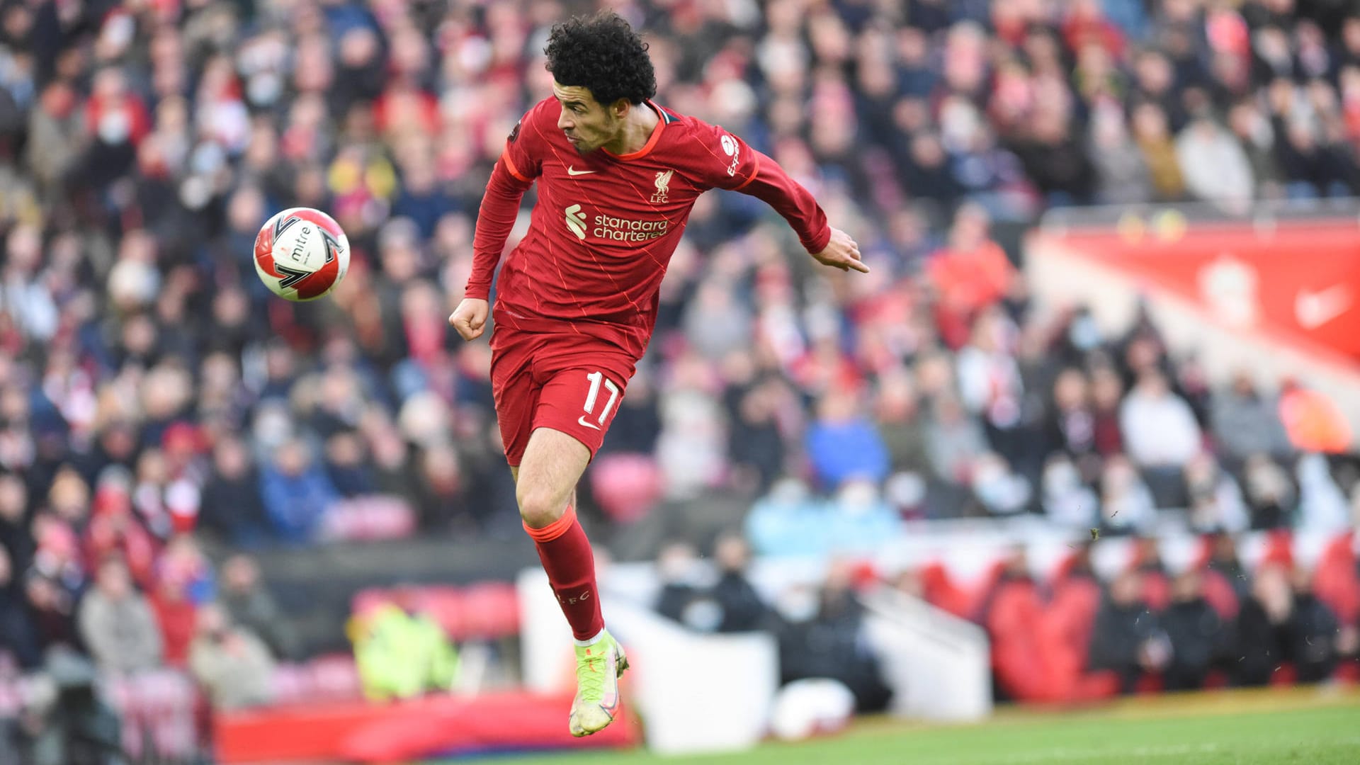 Curtis Jones: Der Liverpool-Profi und sein Team konnten gegen Shrewsbury Town siegen. Curtis Jones: Der Liverpool-Profi und sein Team konnten gegen Shrewsbury Town siegen.