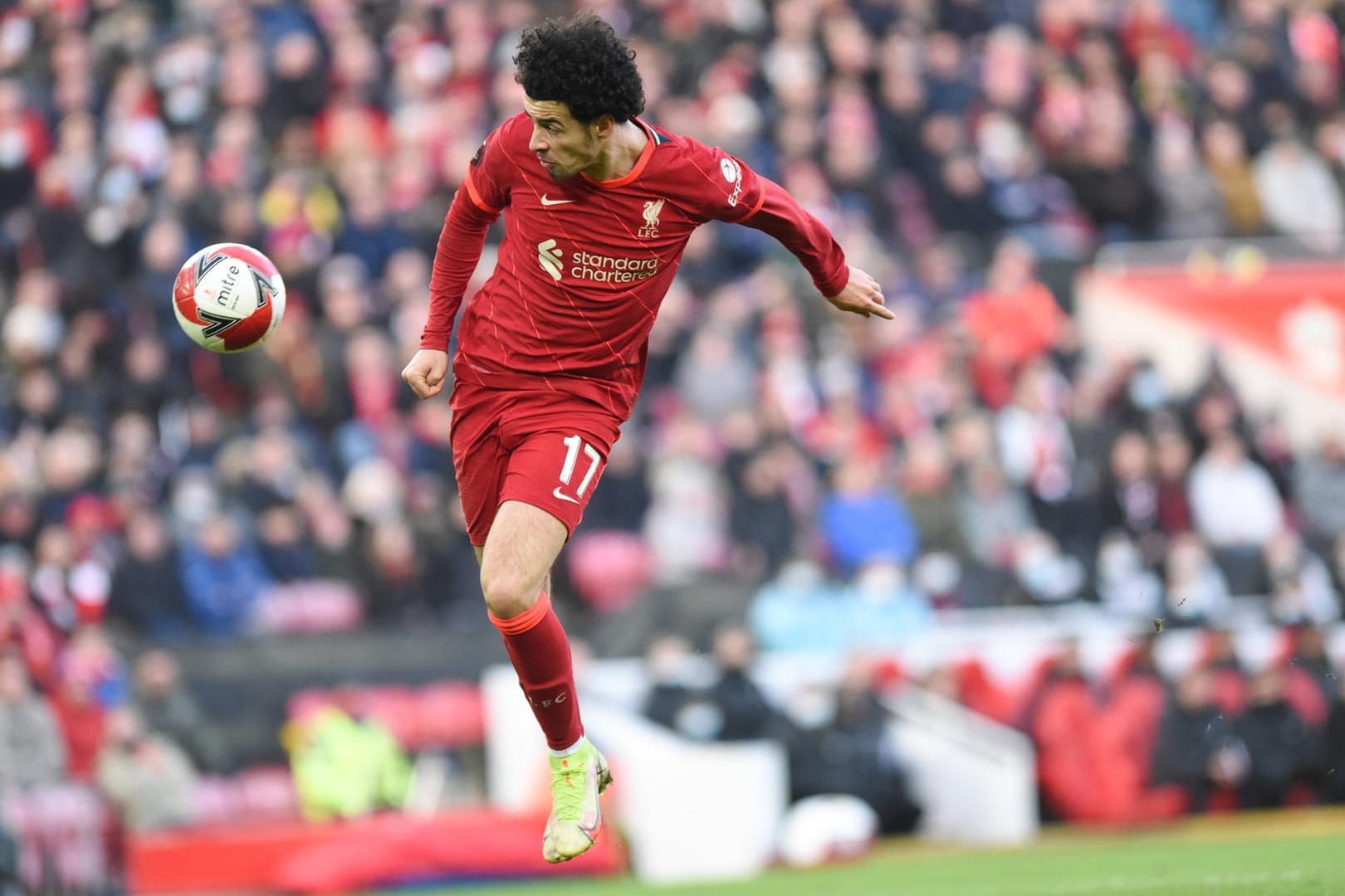 Curtis Jones: Der Liverpool-Profi und sein Team konnten gegen Shrewsbury Town siegen.