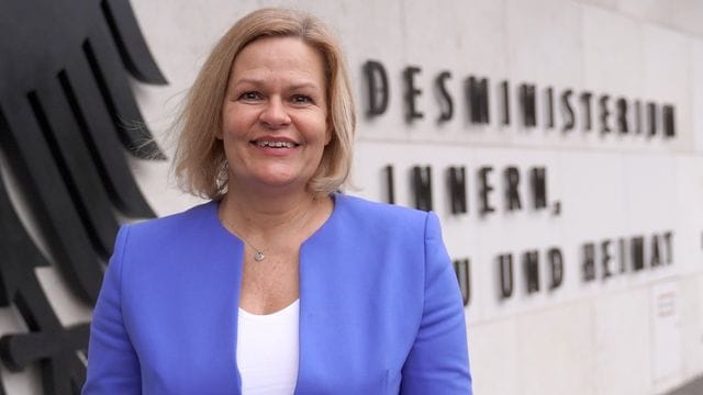 Bundesinnenministerin Nancy Faeser.
