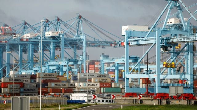 Fahnder haben 2021 im Hafen von Rotterdam eine Rekordmenge Kokain sichergestellt.