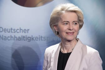 Kritik an der Taxonomie: EU-Kommissionspräsidentin Ursula von der Leyen bei der Verleihung des Deutschen Nachhaltigkeitspreises im Dezember 2021 in Düsseldorf.